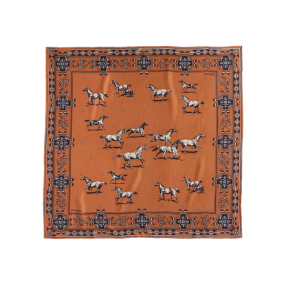 Pendleton Herd of Horses Silk Scarf