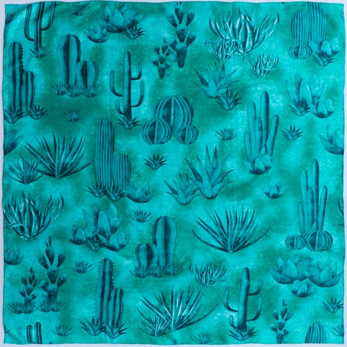 Cactus Southwest #14 Silk Wild Rag