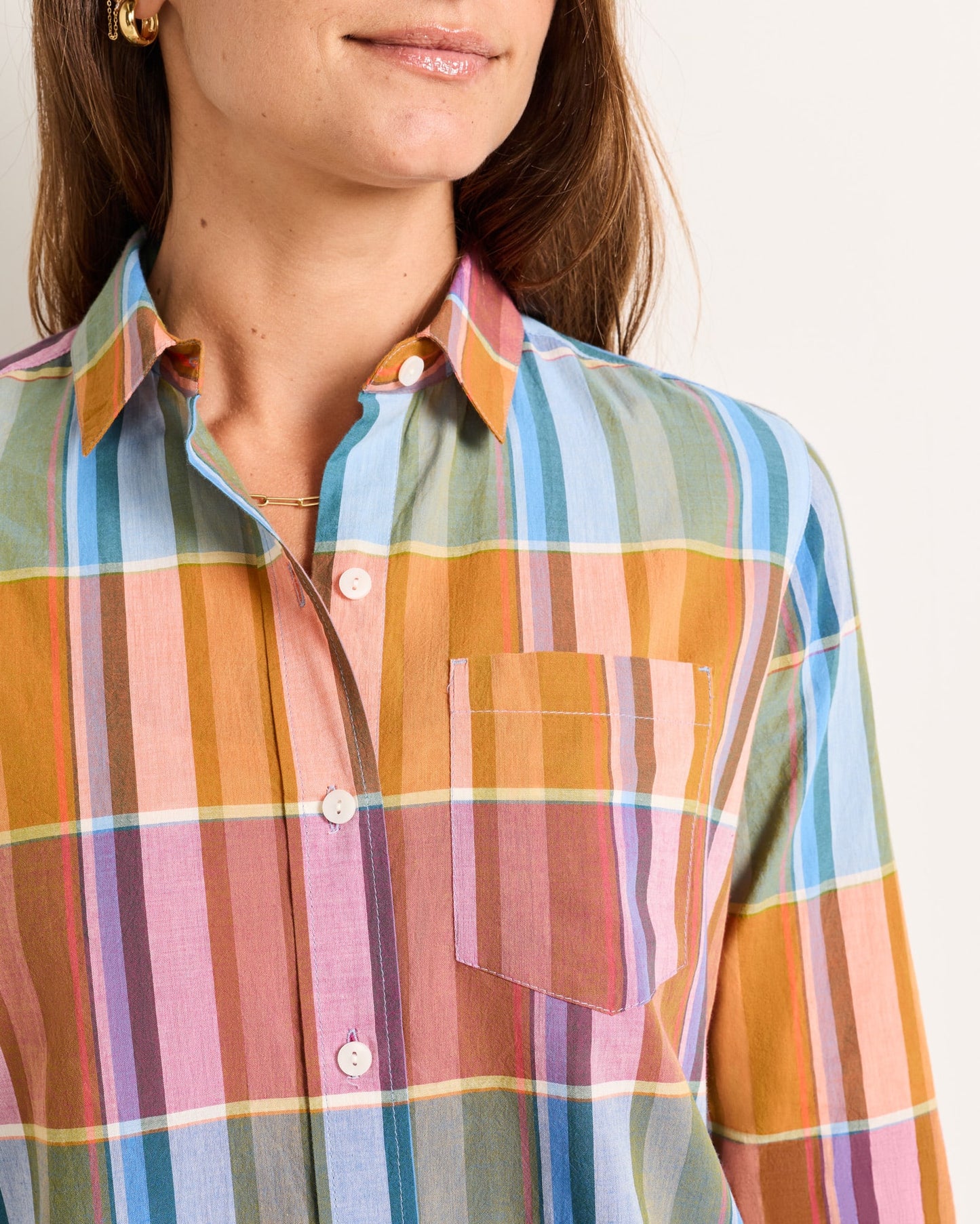 Pendleton Women's Plaid Perfect One Pocket Shirt