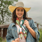 Fringe "Cactus Blooms" by Dolan Geiman Silk Wild Rag