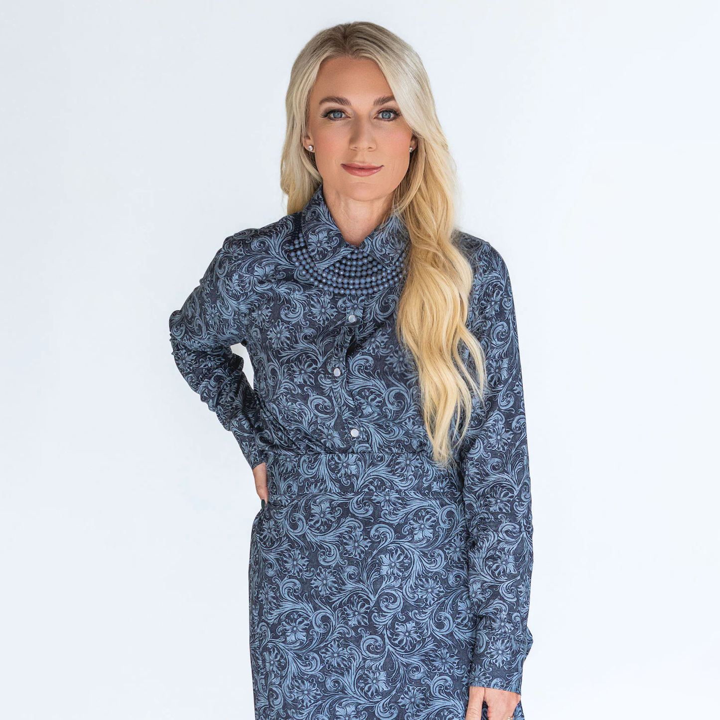 Lovlei Ranch Cheyenne Western Pearl Snap Shirt