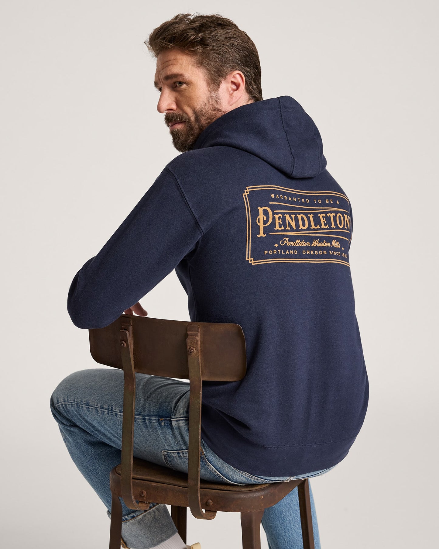 Pendleton Men's Heritage Logo Hoodie