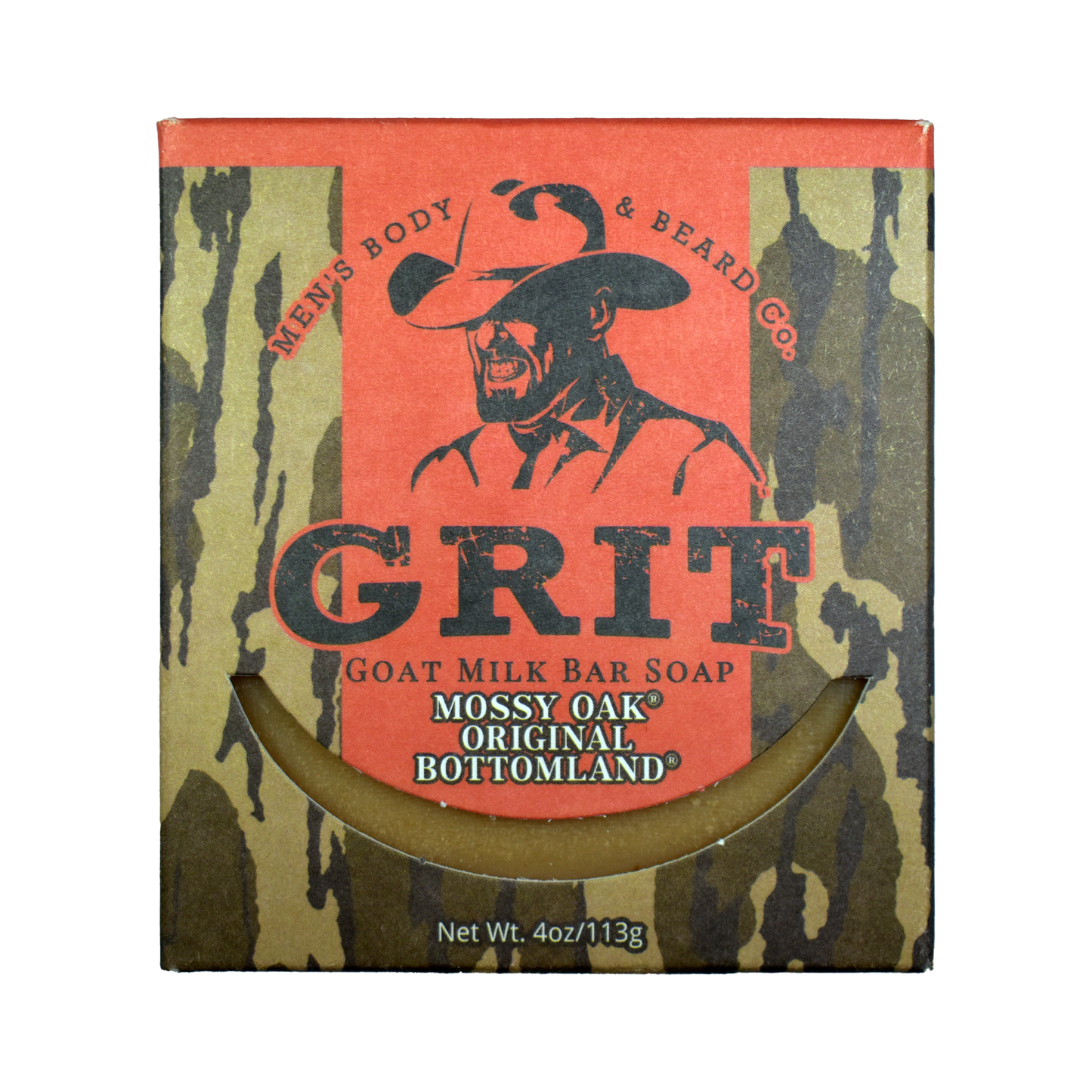 Grit Beard Co. Goat Milk Bar Soap - Mossy Oak