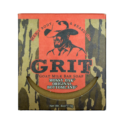 Grit Beard Co. Goat Milk Bar Soap - Mossy Oak