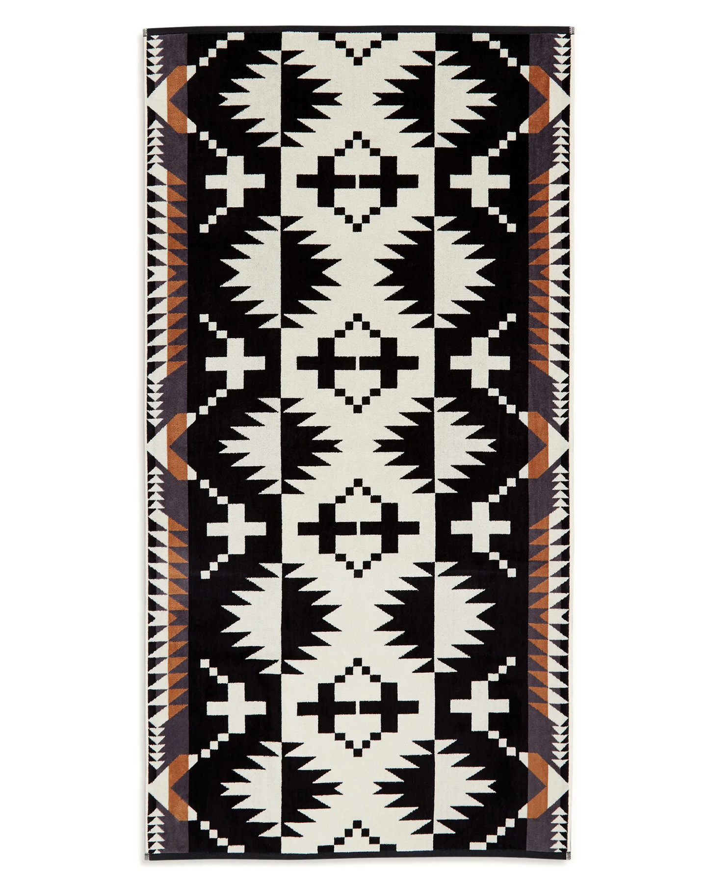 Pendleton Spider Rock 3 Piece Towel Set - Black/White