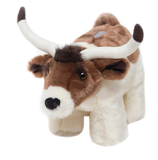 Longhorn Cow Plush Coin Bank