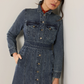 Pendleton Women's Denim Mini Shirt Dress