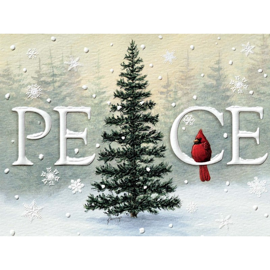 Peace Tree Christmas Cards - Box of 10