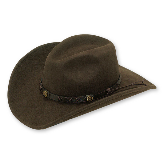 Twister Dakota 100% Wool Crushable Cowboy Hat - Brown