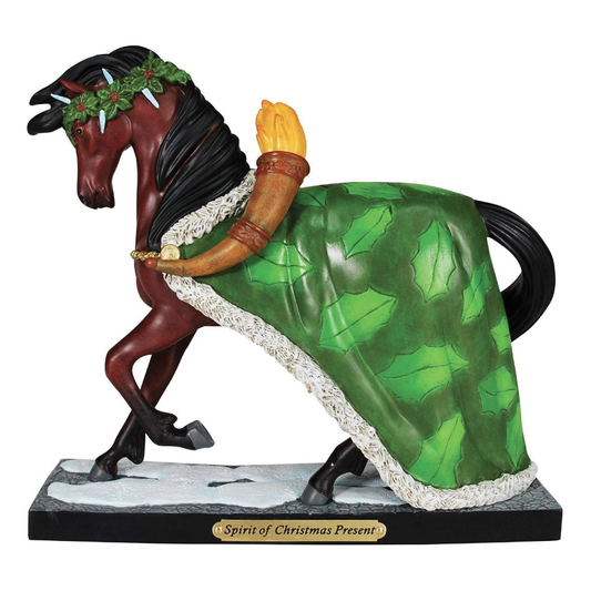 Spirit Of Christmas Present Holiday Painted Pony Figurine