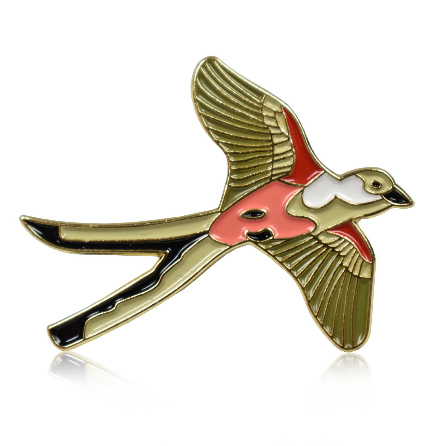 Scissor-tailed Flycatcher Enamel Pin