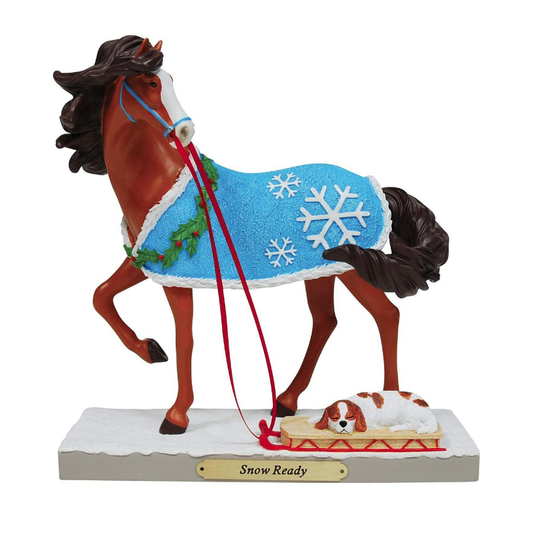 Snow Ready Holiday Painted Pony Figurine