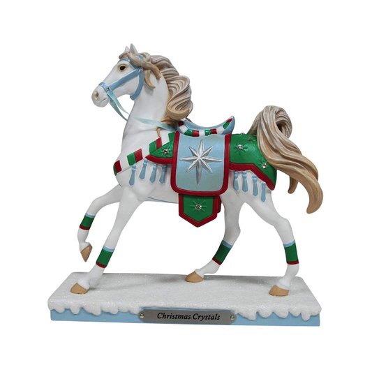 Christmas Crystals Holiday Painted Pony Figurine