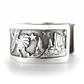 Eagle Dancers at Sacred Window Rock Cuff by Floyd Becenti