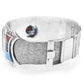 Spinning Sunface Multi-Stone Inlay Cuff by Don Dewa - Rediscovered Vintage