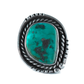 Morenci Turquoise Lasso Cocktail Ring - Size 7.5