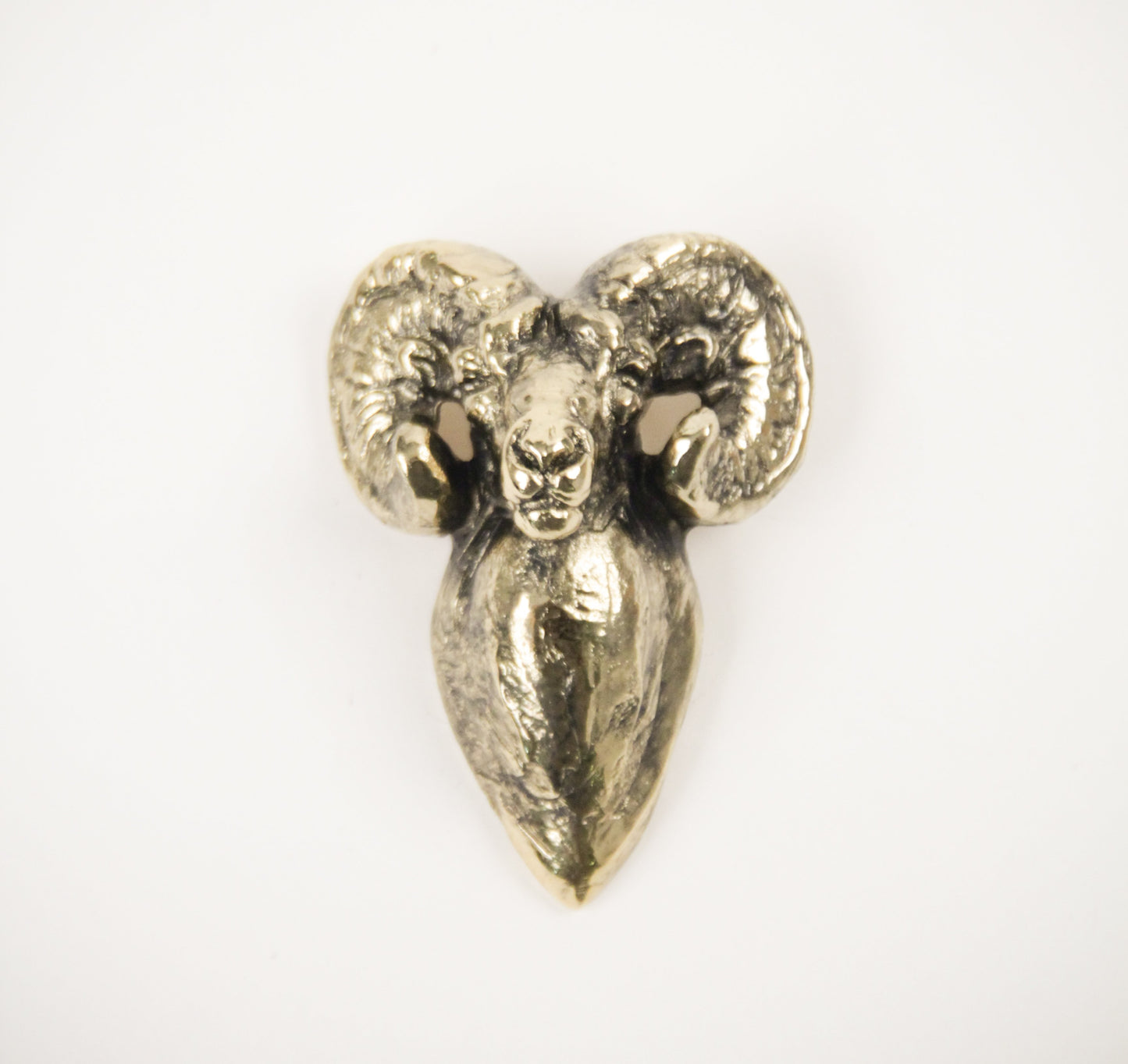 2018 prix de west bolo tie bighorn sheep by Tim Shinabarger gold
