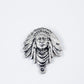 2013 prix de west collector's bolo tie blair buswell sculptor chief indian headress silver