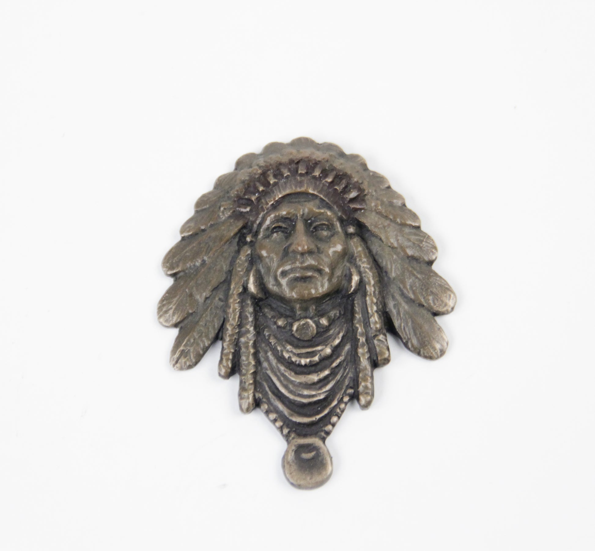 2013 prix de west collector's bolo tie blair buswell sculptor chief indian headress bronze