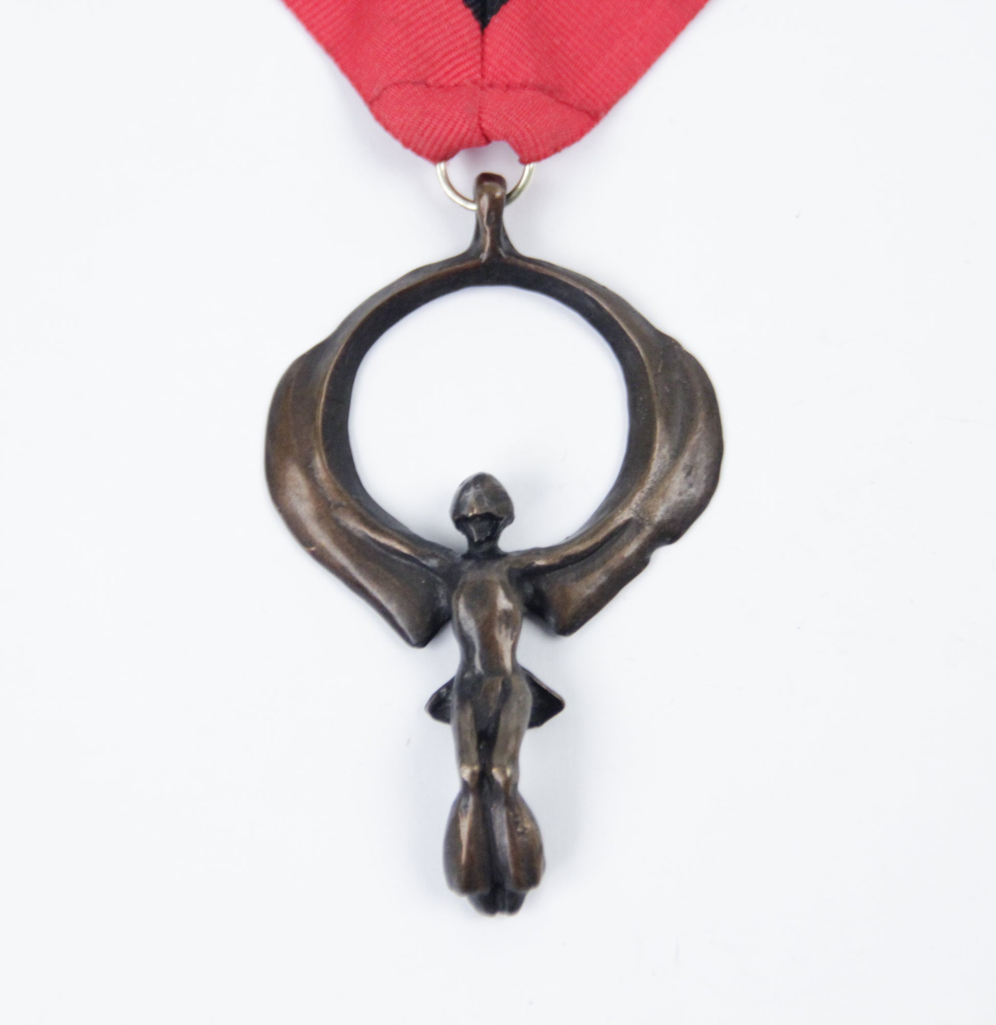 1985 prix de west commemorative medallion medal eagle dancer by hollis williford bronze