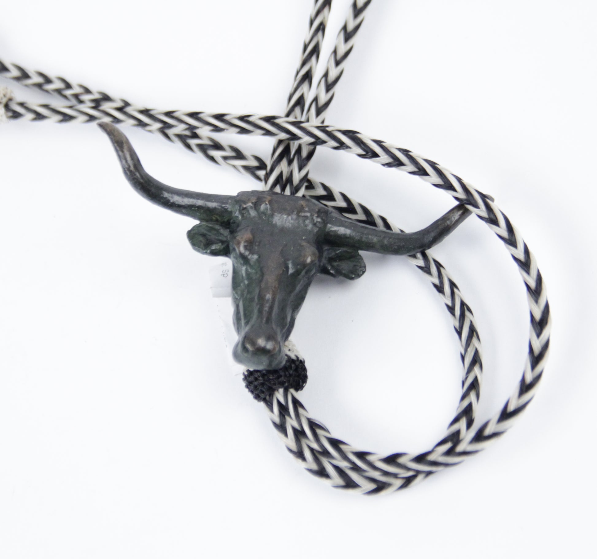 1995 prix de west bolo winner grant speed sculpture longhorn steer bronze