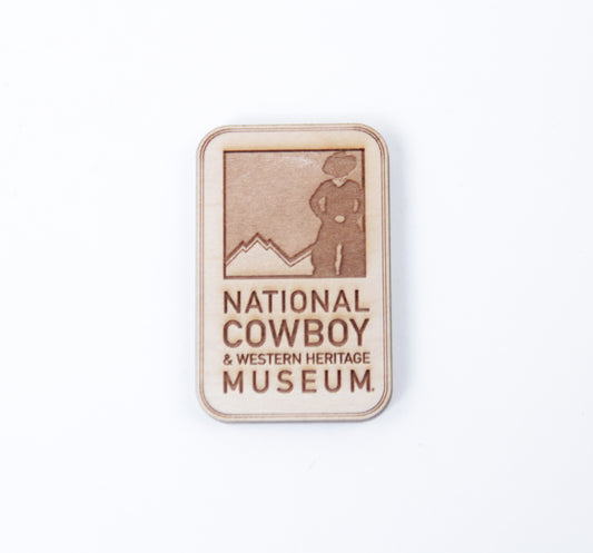 national cowboy and western heritage museum wooden magnet for fridges laster etched small