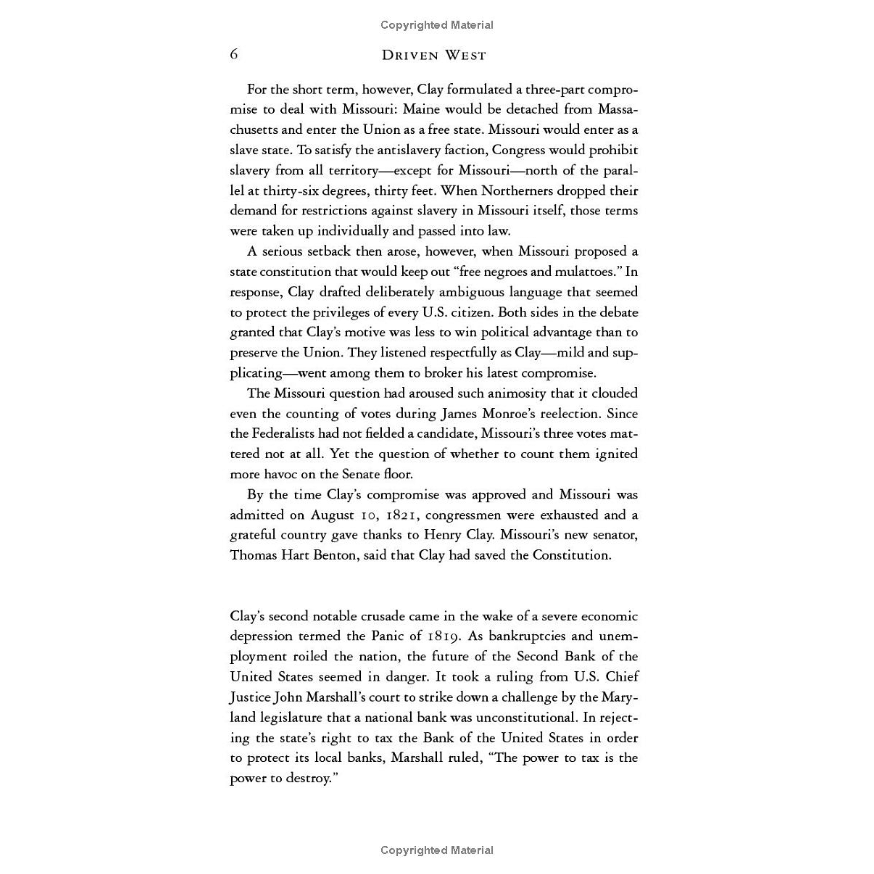 Driven West: Andrew Jackson and the Trail of Tears to the Civil War