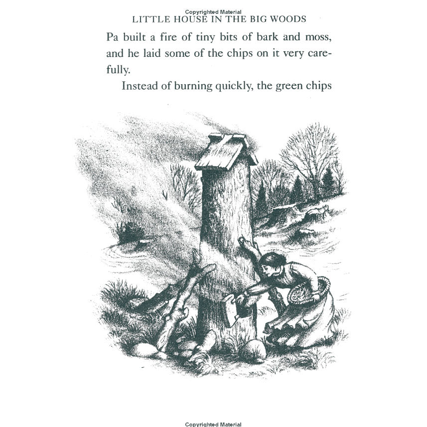 Little House in the Big Woods by Laura Ingalls Wilder (Little House Series, #1)