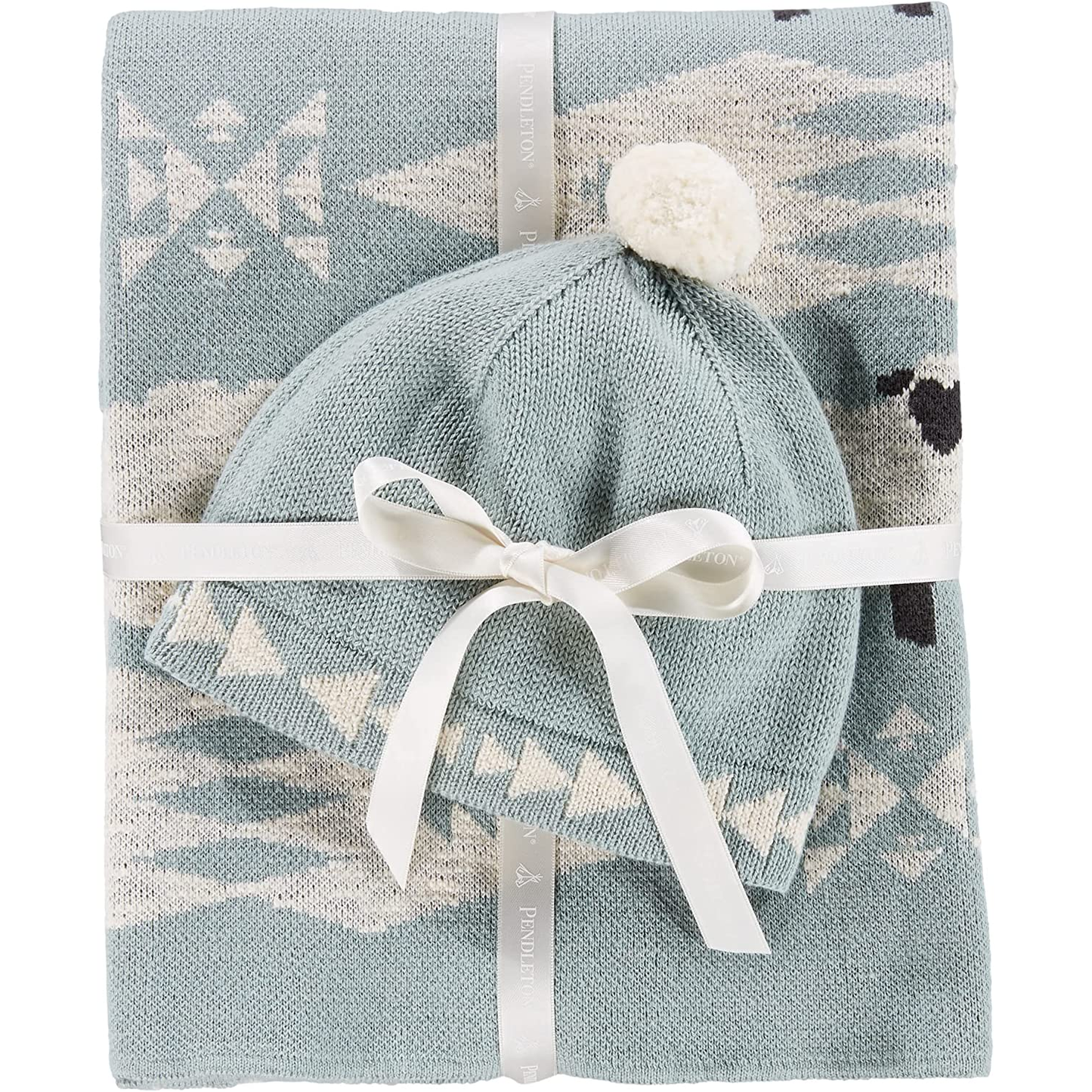 Pendleton Baby Blanket with Beanie - Sheep Dreams