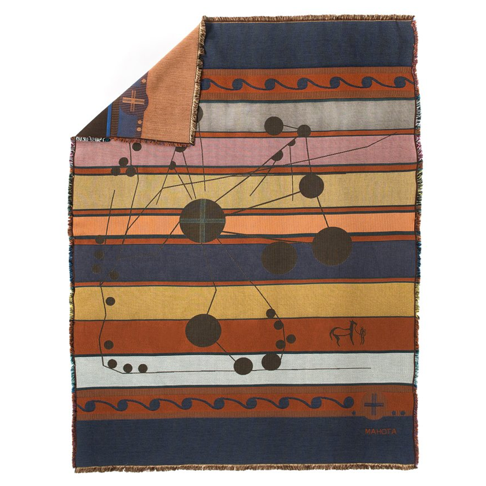 Chickasaw Map II Blanket