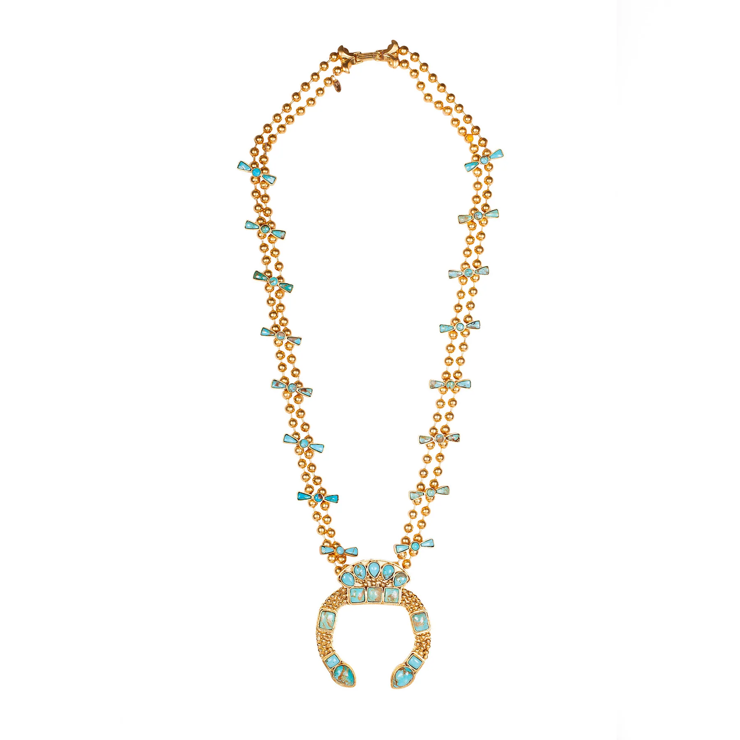 Christina Greene Southwestern Squash Blossom Necklace