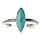 Marquise Shaped Turquoise Cuff
