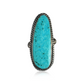 Oblong Sleeping Beauty Turquoise Lasso Ring