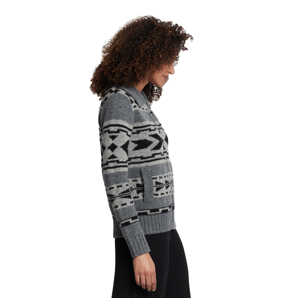 Pendleton Women's Graphic Shetland Zip Sweater