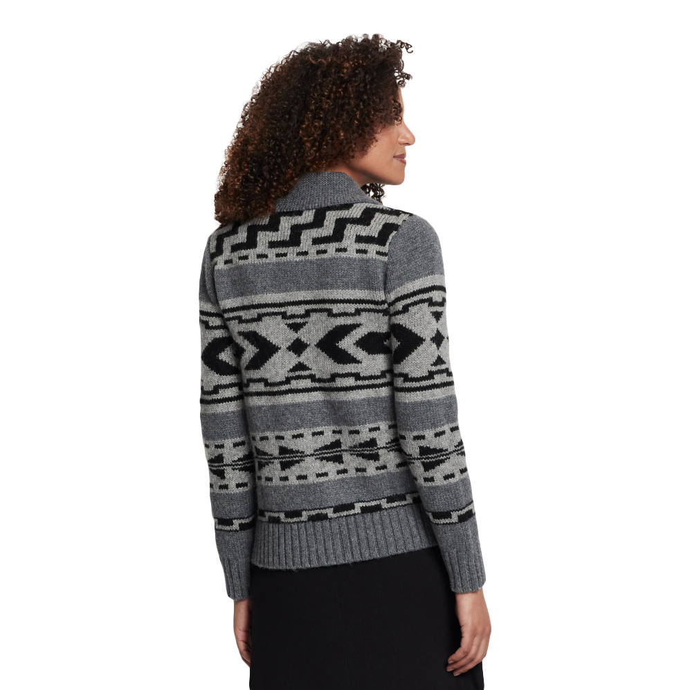 Pendleton Women's Graphic Shetland Zip Sweater