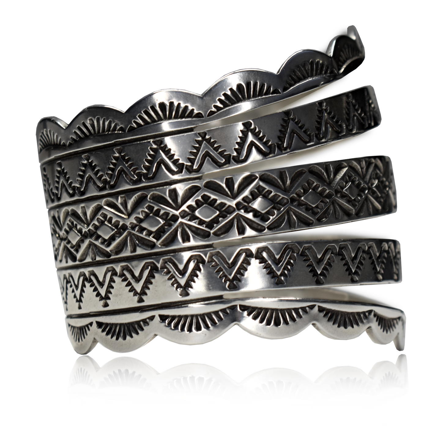 Sterling Silver Cuff by Everett and Mary Teller