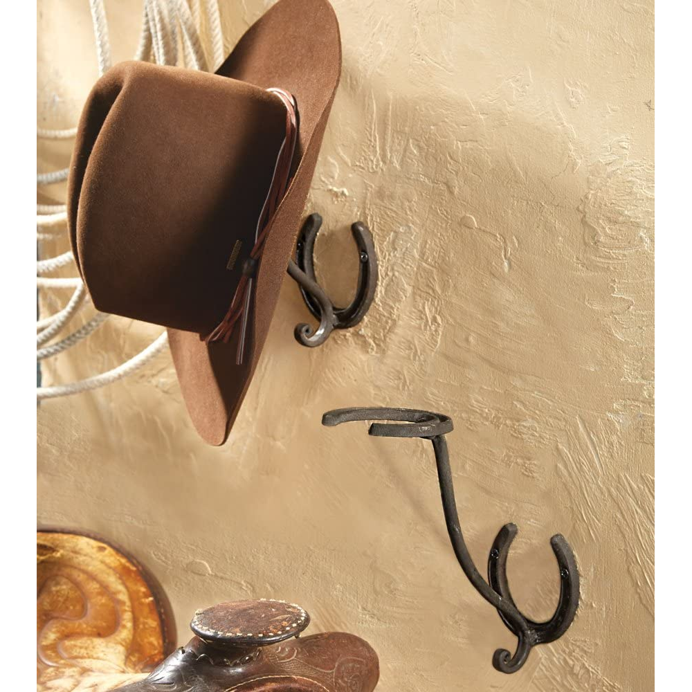 Horseshoe Wall Hat Rack – Persimmon Hill at the National Cowboy