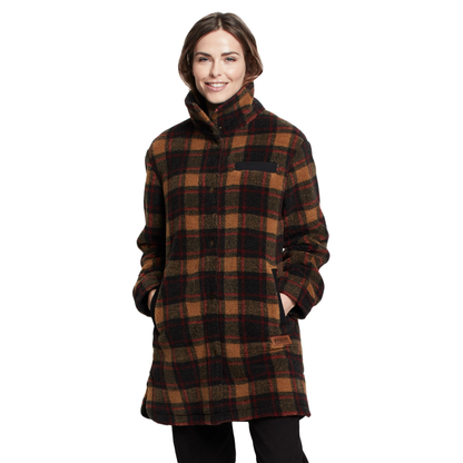 Berber sales checked coat
