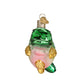largemouth bass fish ornament glass christmas decoration for the holidays from old world christmas side view