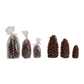 5" Pinecone Shaped Candle - Brown