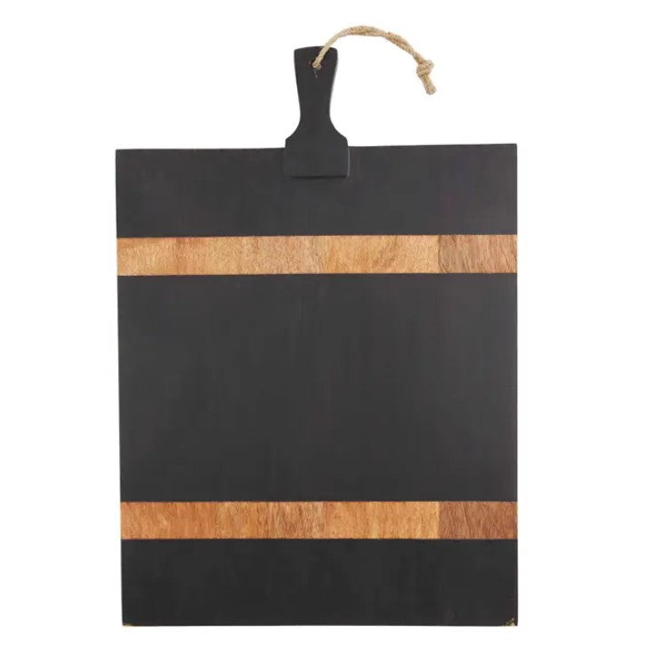 Wood Black Square Board