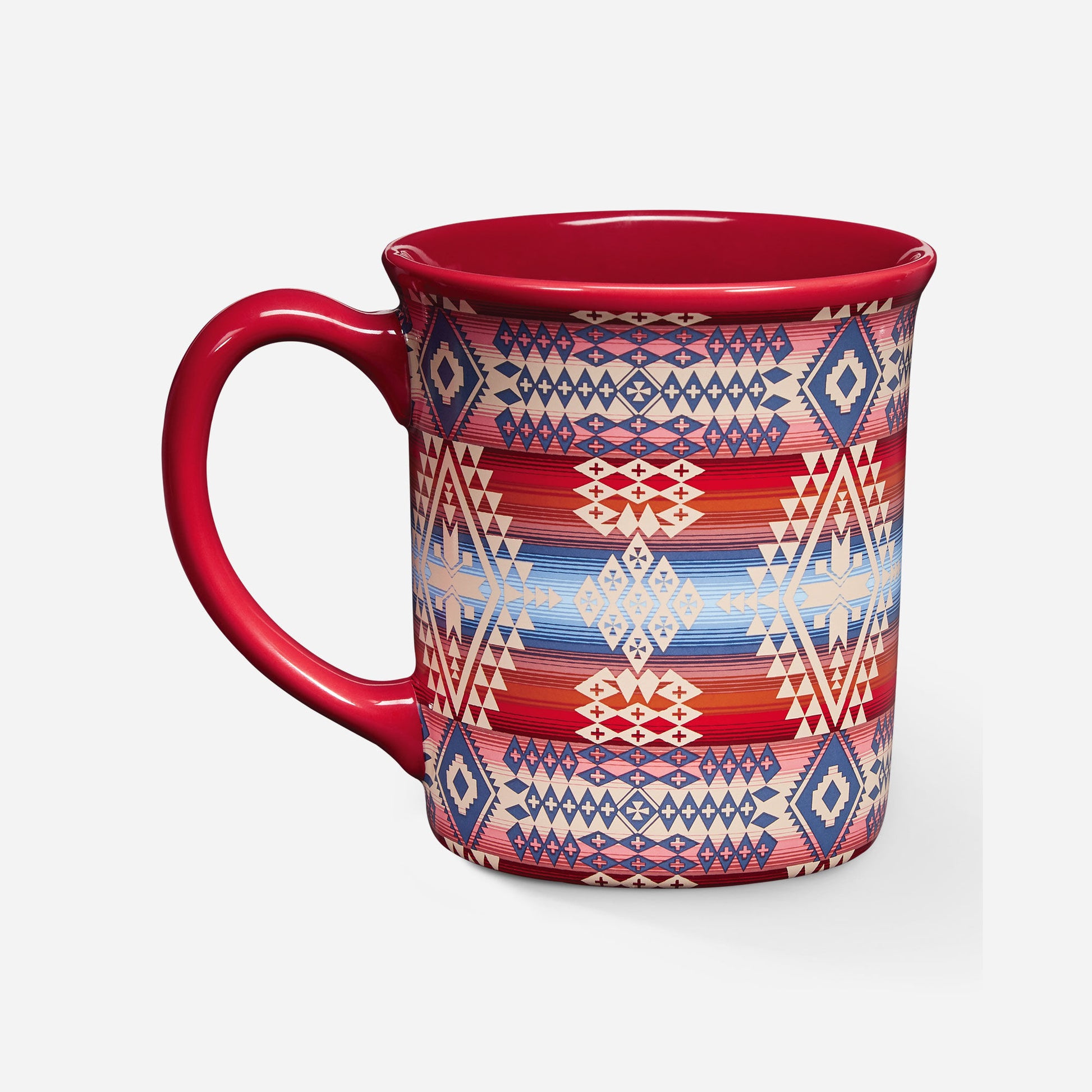 Pendleton canyonlands mug coffee tea warm beverage red pattern native american blanket