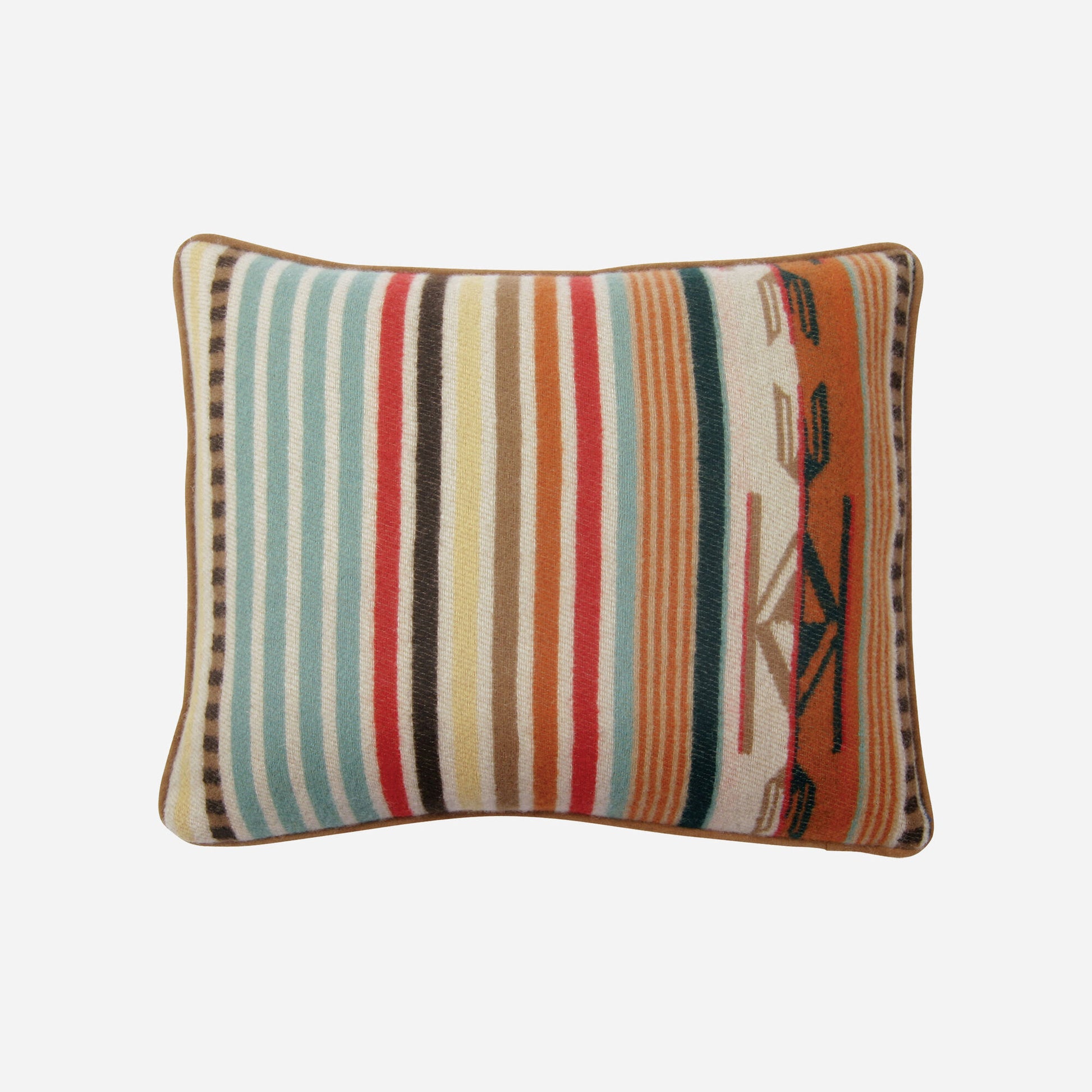 pendleton woolen mills chimayo pillow throw toss coral stripe home good decor