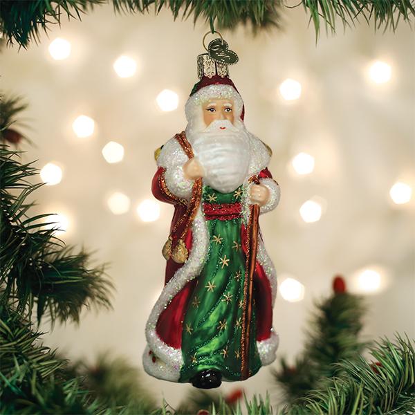 Father Christmas with Bells Ornament