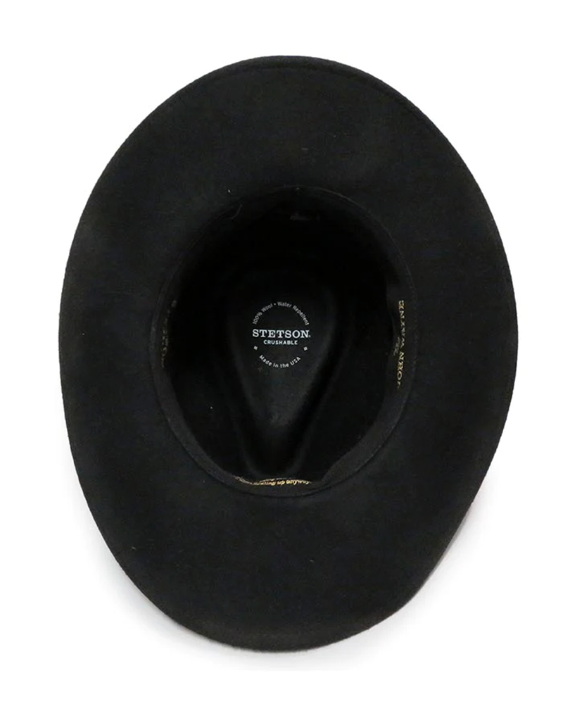 Stetson John Wayne The Fort Crushable Cowboy Hat - Black