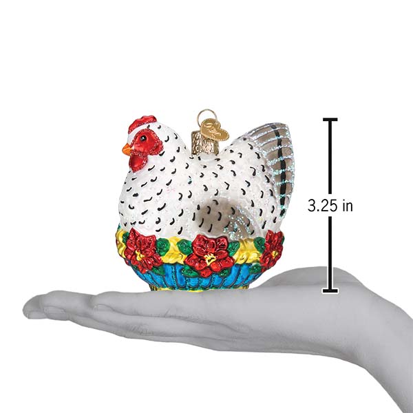French Hen Ornament