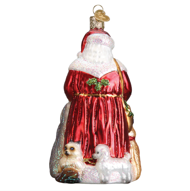 Santa's Furry Friends Ornament
