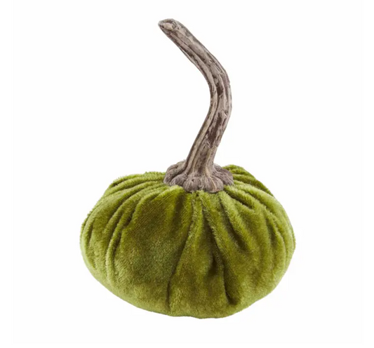 Green Velvet Mini Pumpkin