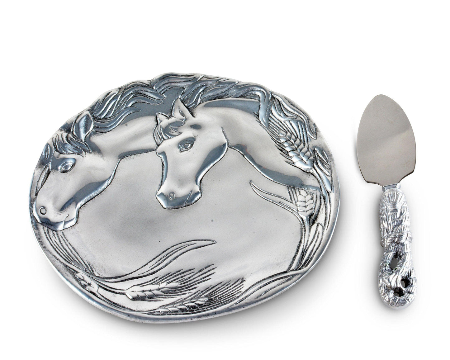 Horse Plate with Server