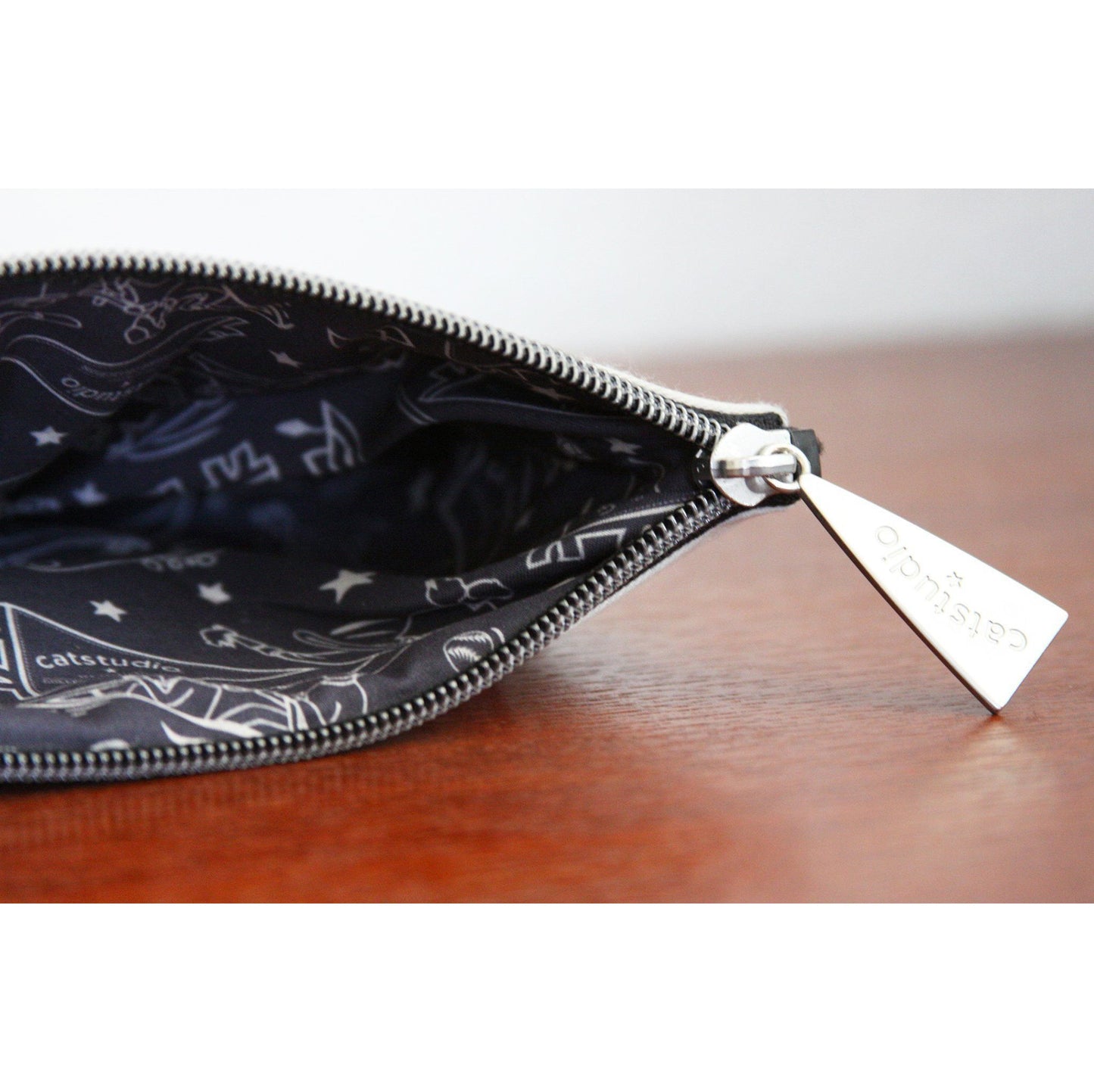 Oklahoma State University OSU Cowboys Zipper pouch inside lining